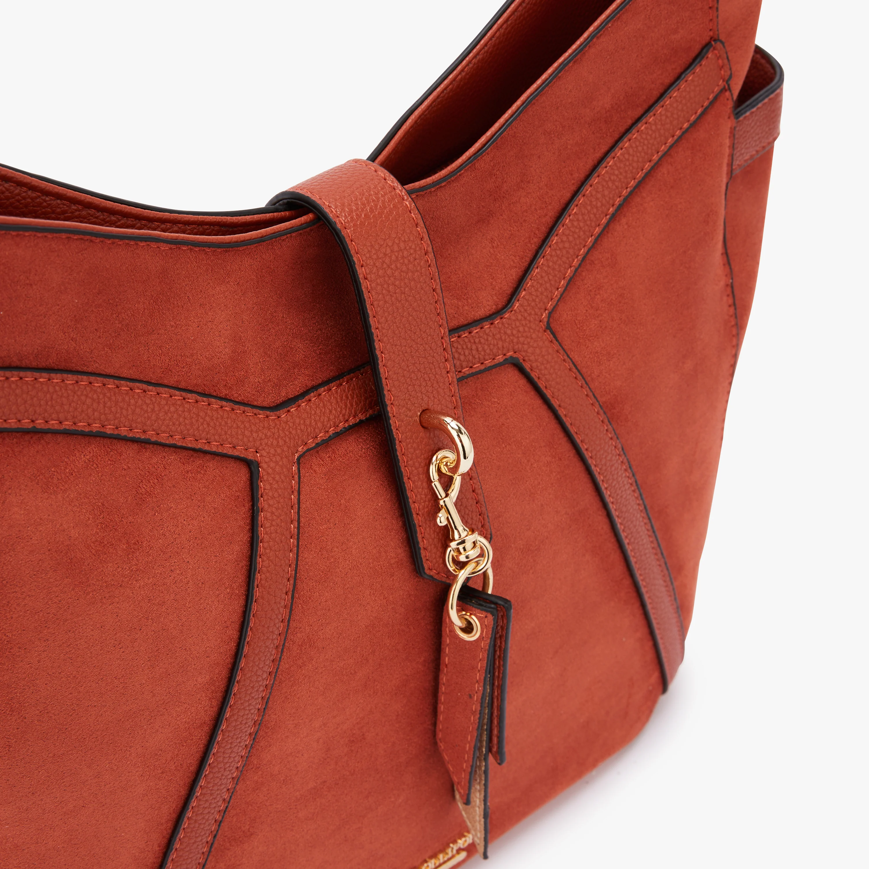 Sac hobo orange Mugnano - Image 5