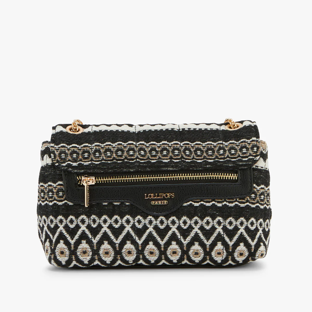 Sac Lily porté épaule noir Ozu - Image 2