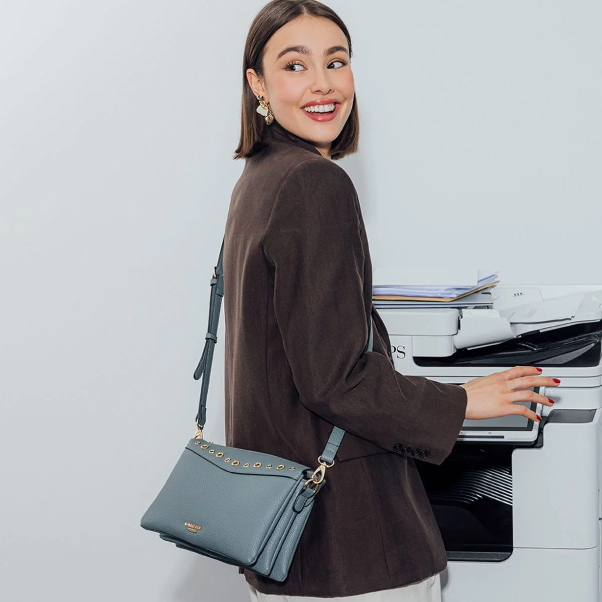 Sac multi poches bleu Rogers - Image 2