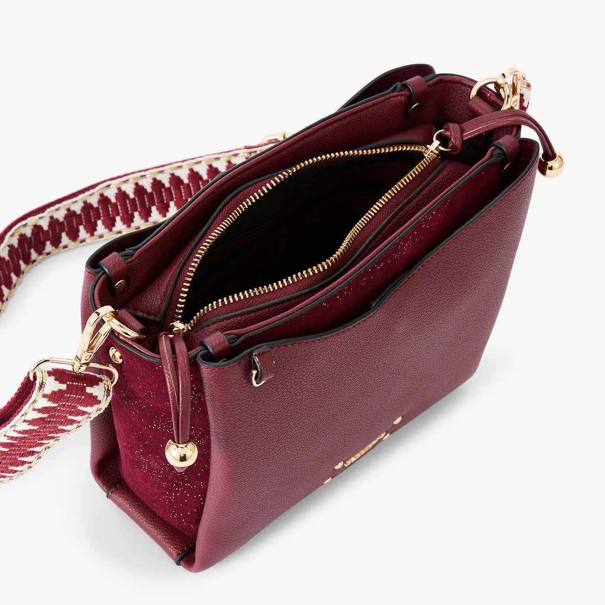 Sac multi poches bordeaux Roseanna - Image 4