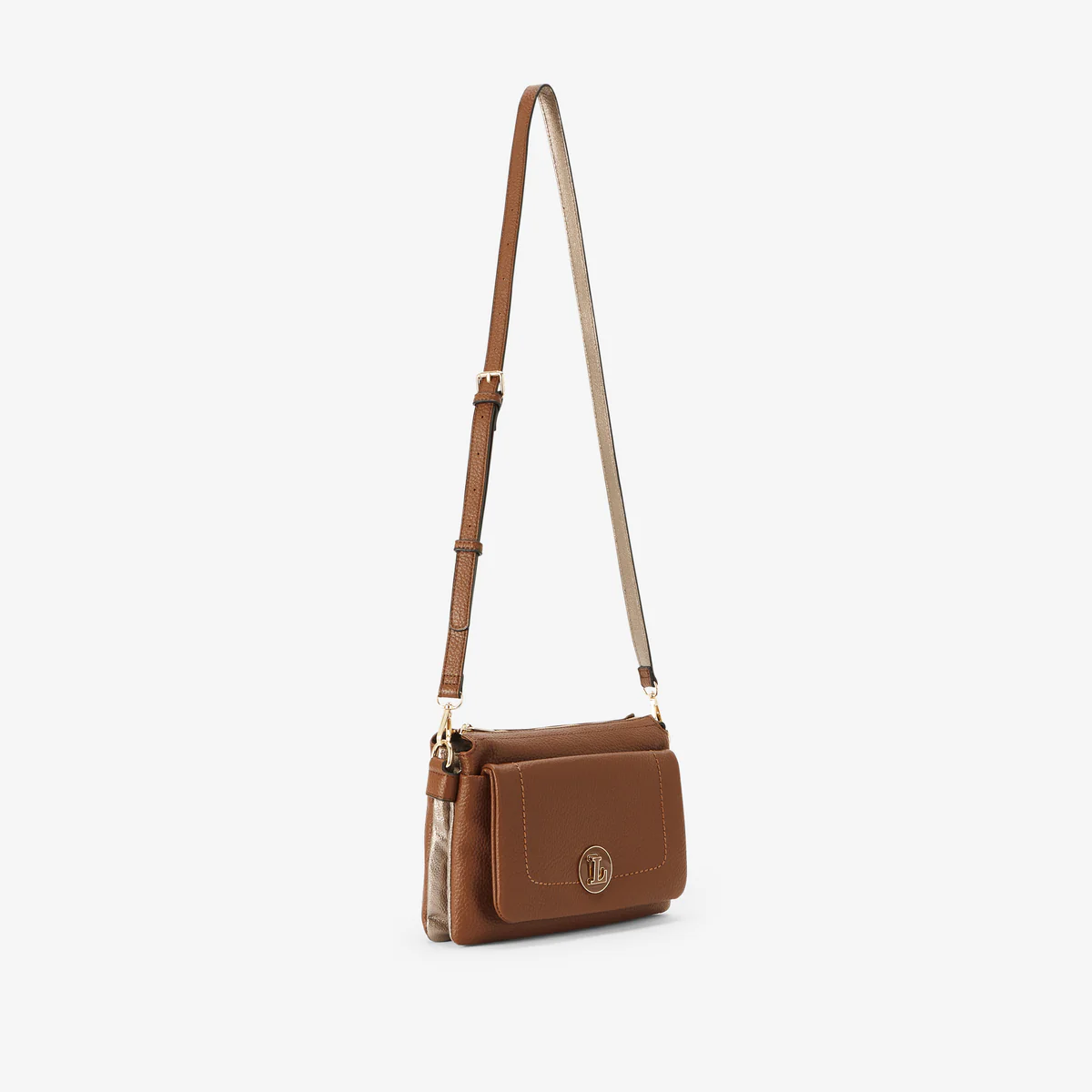 Sac multi-poches cognac Rosabelle - Image 3