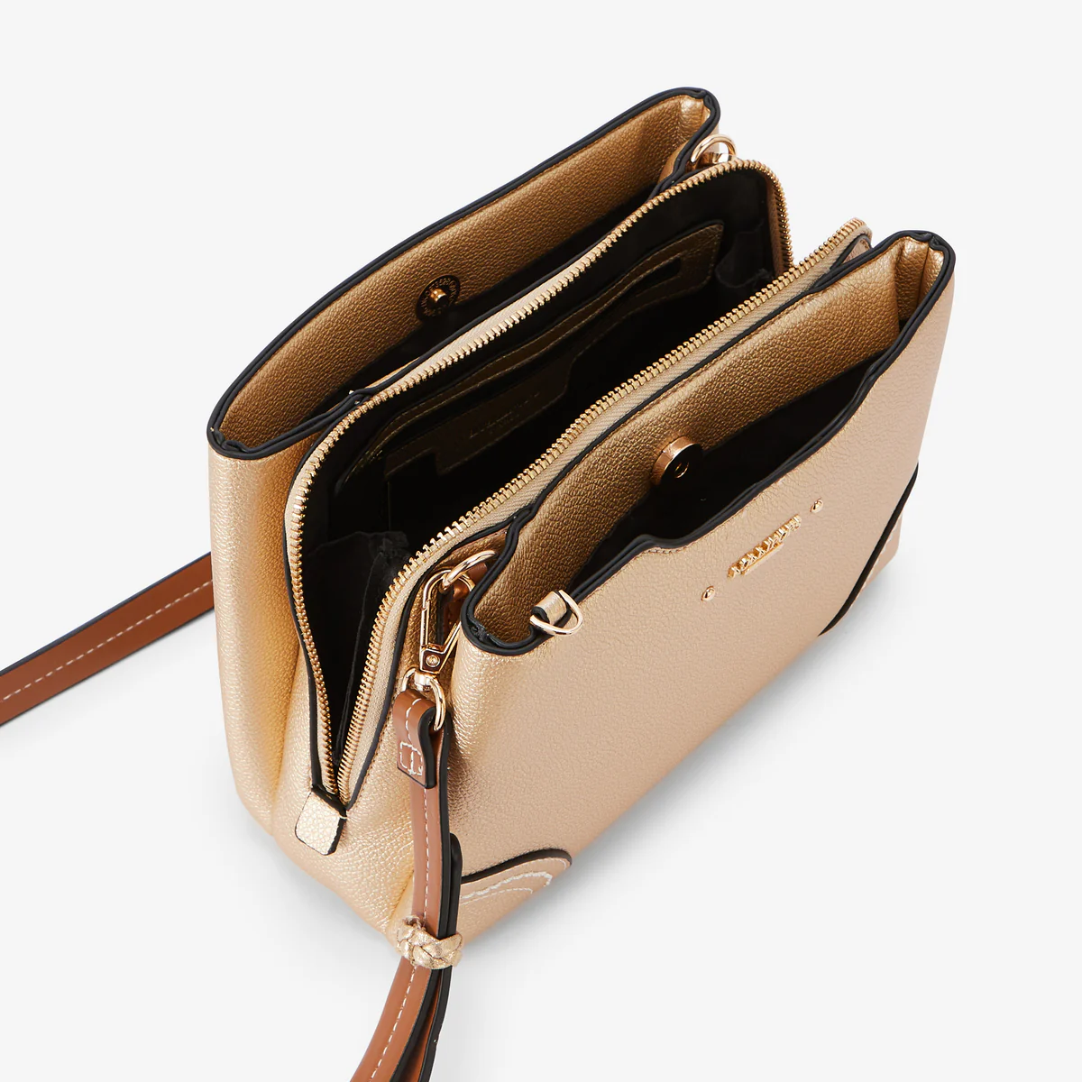 Sac multi poches dore Ronnie - Image 4