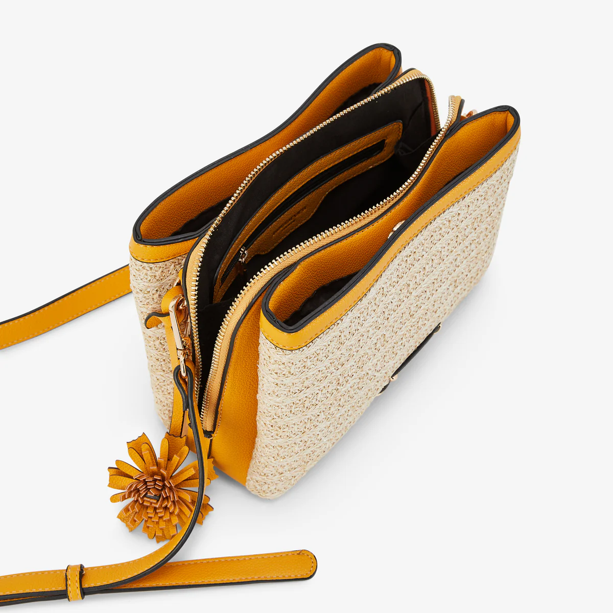 Sac multi poches jaune Palmira - Image 6
