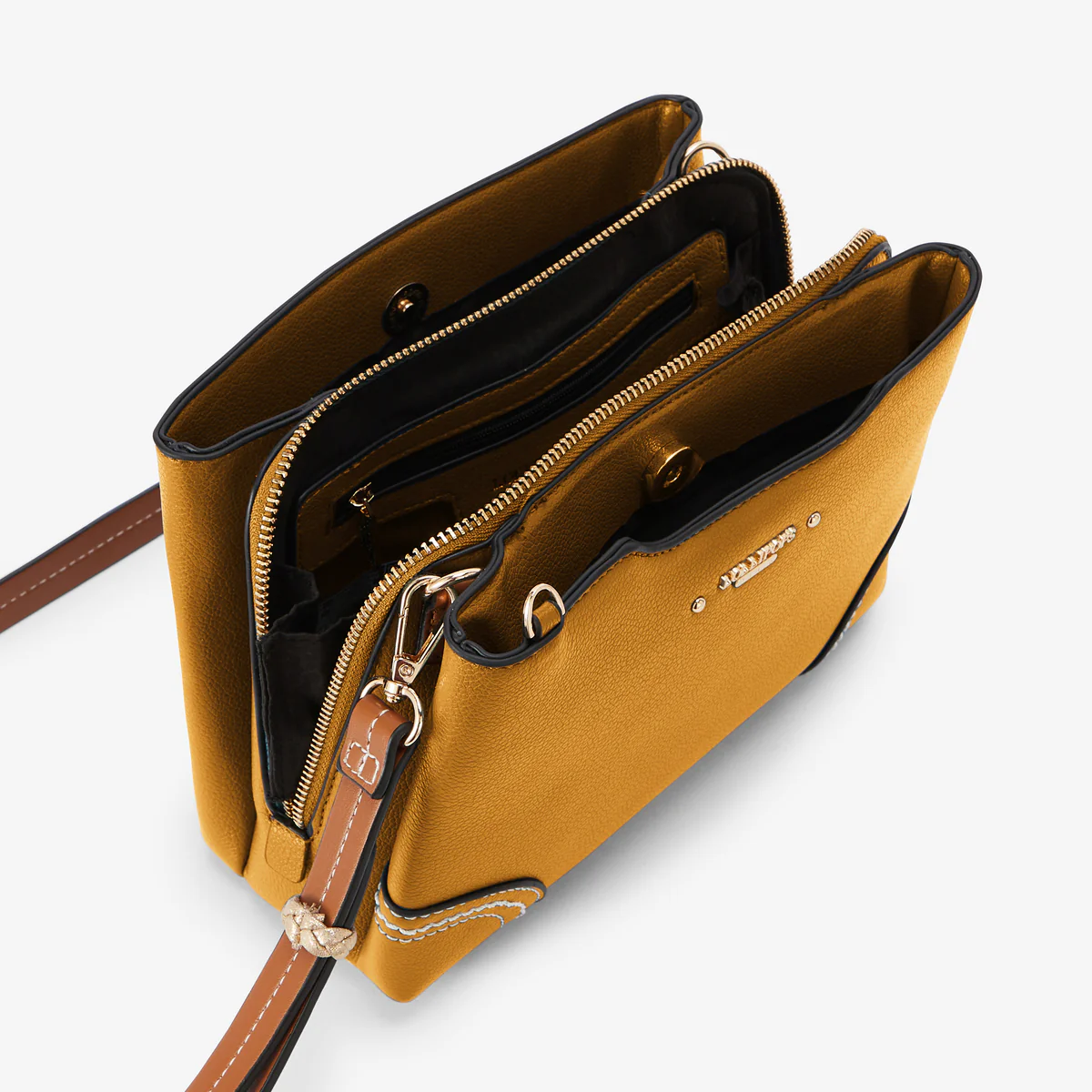 Sac multi poches moutarde Ronnie - Image 4