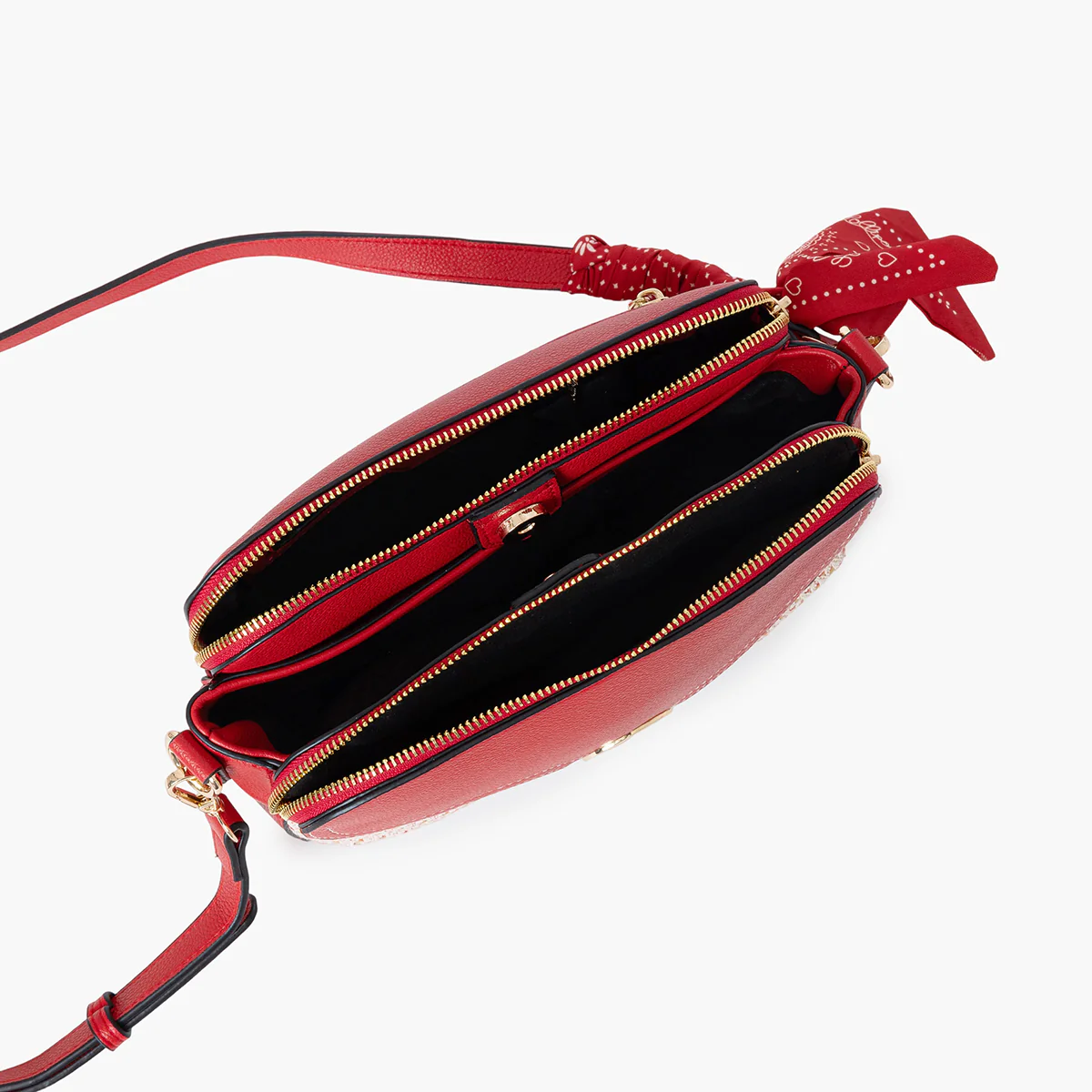 Sac multi poches rouge Sade - Image 4