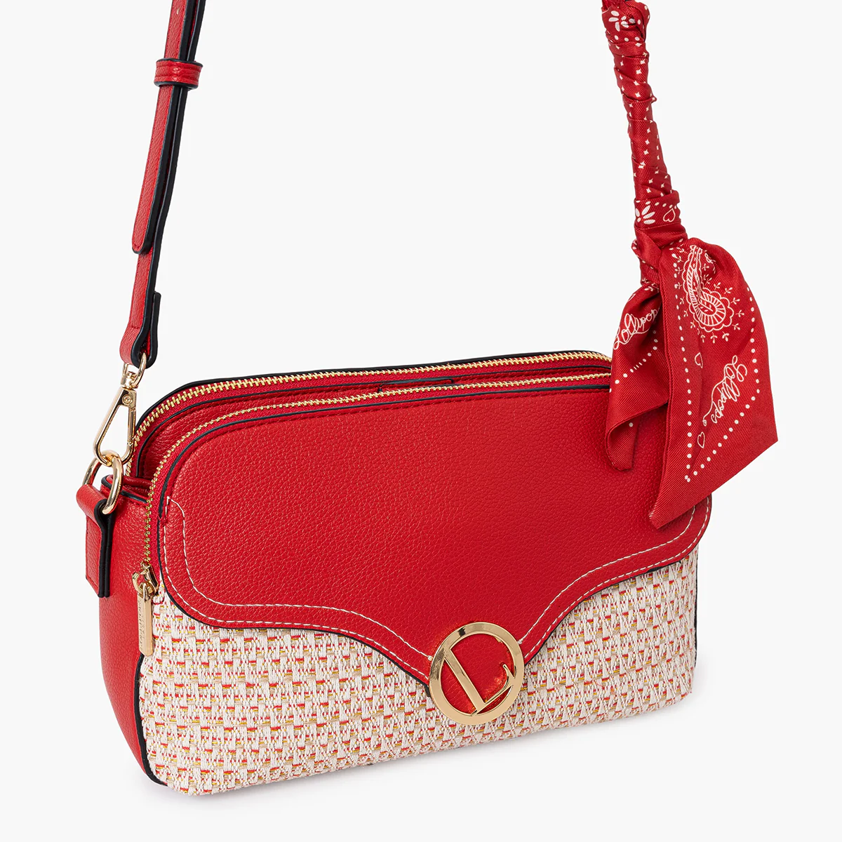 Sac multi poches rouge Sade - Image 5