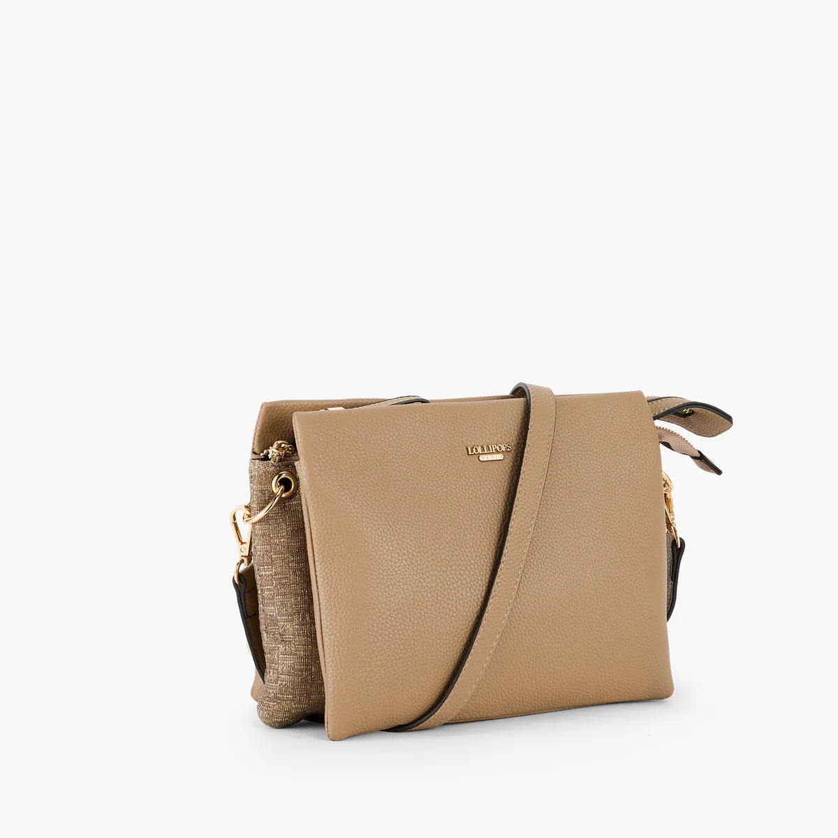 Sac multi poches taupe Phary - Image 4