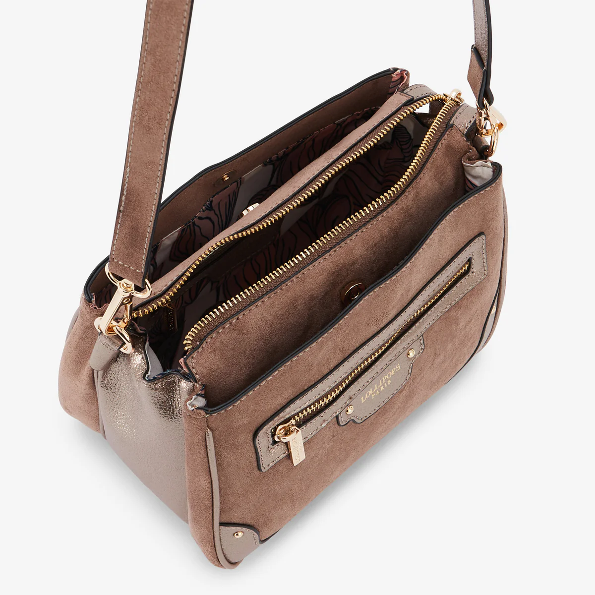 Sac multi poches taupe Roberto - Image 4