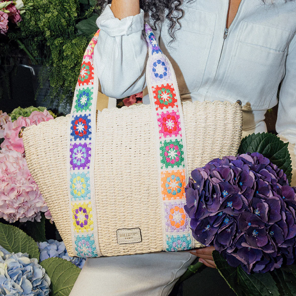 Sac panier beige Pietra - Image 7