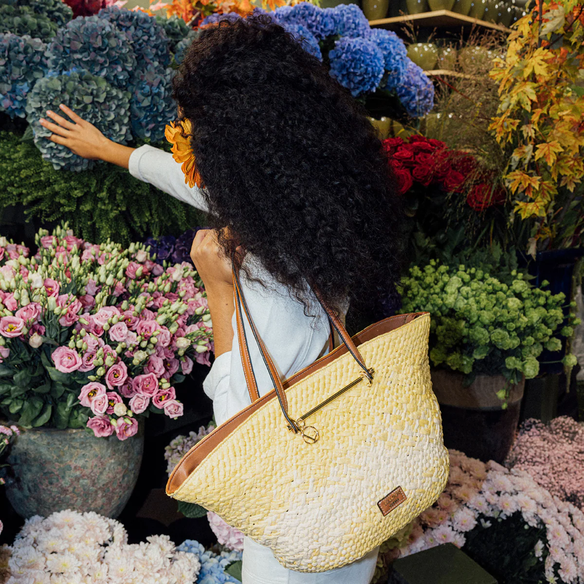 Sac panier jaune Poupidoo - Image 2