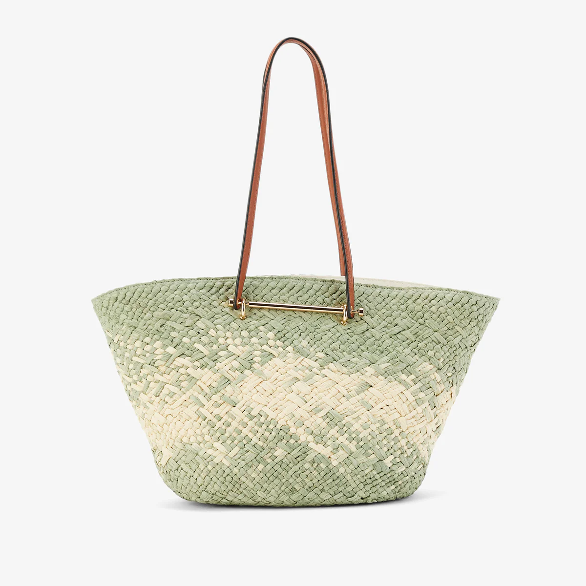 Sac panier vert amande Poupidoo - Image 4
