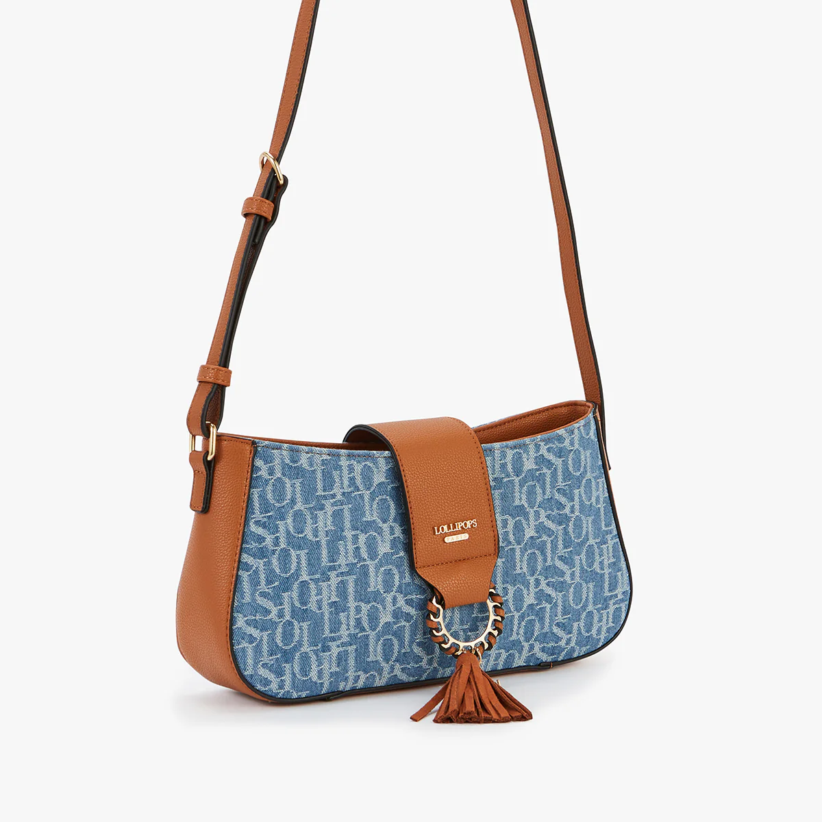 Sac porté épaule beige Lago - Image 3