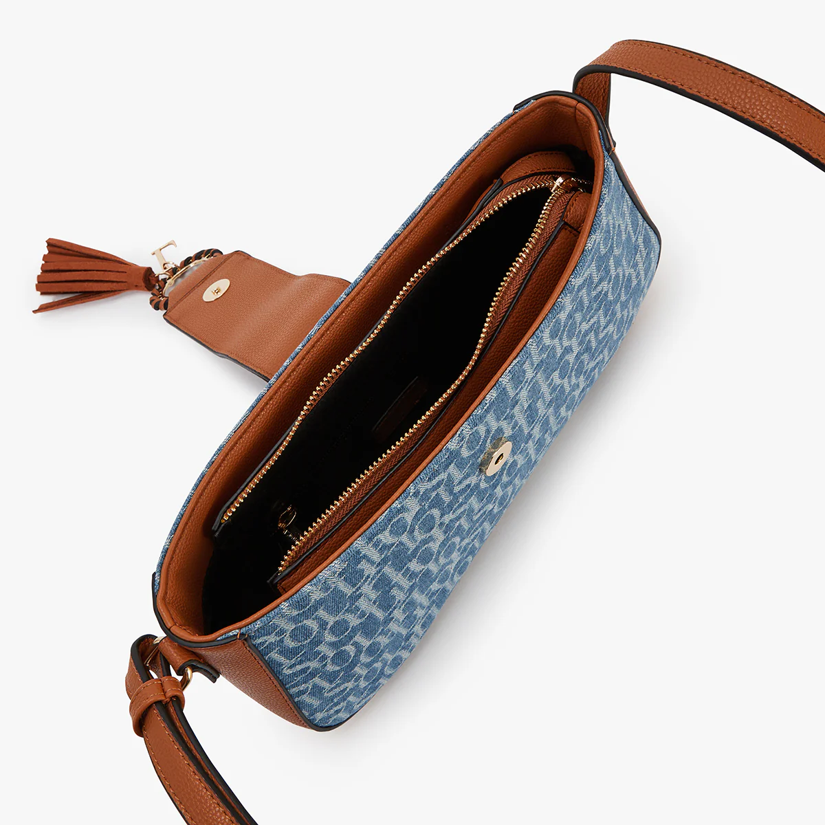 Sac porté épaule beige Lago - Image 4