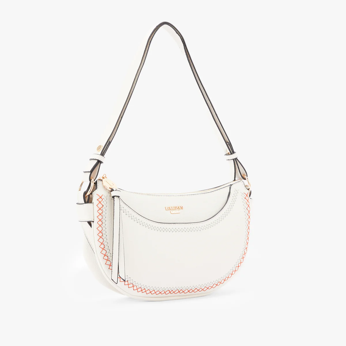 Sac porté épaule blanc Niamey - Image 3