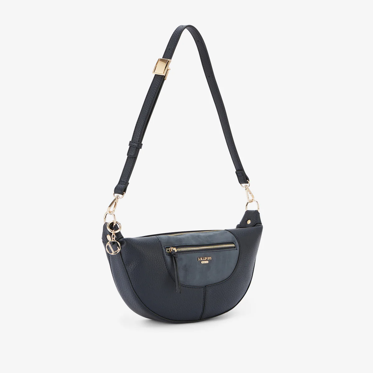 Sac porté épaule bleu marine Raven - Image 3