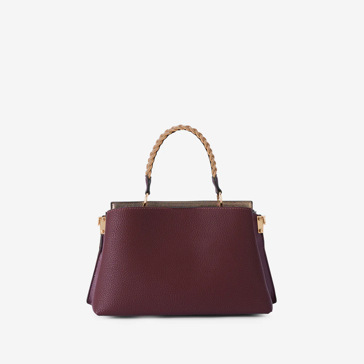 Sac porté épaule bordeaux Rocapina - Image 2
