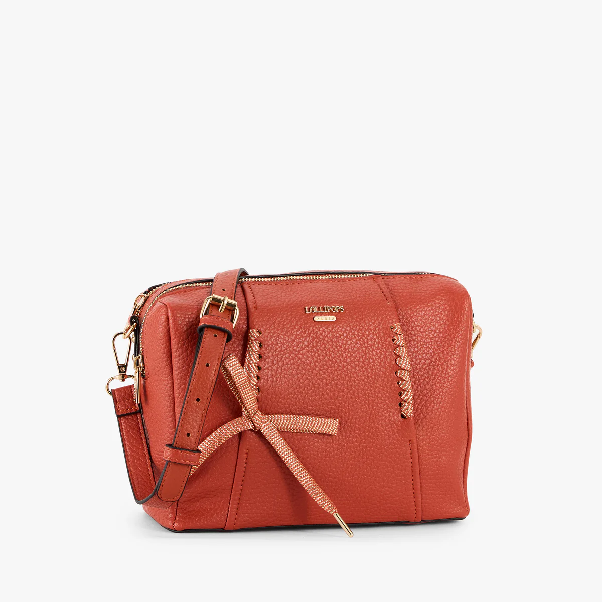 Sac porté épaule brique Pegguy - Image 3