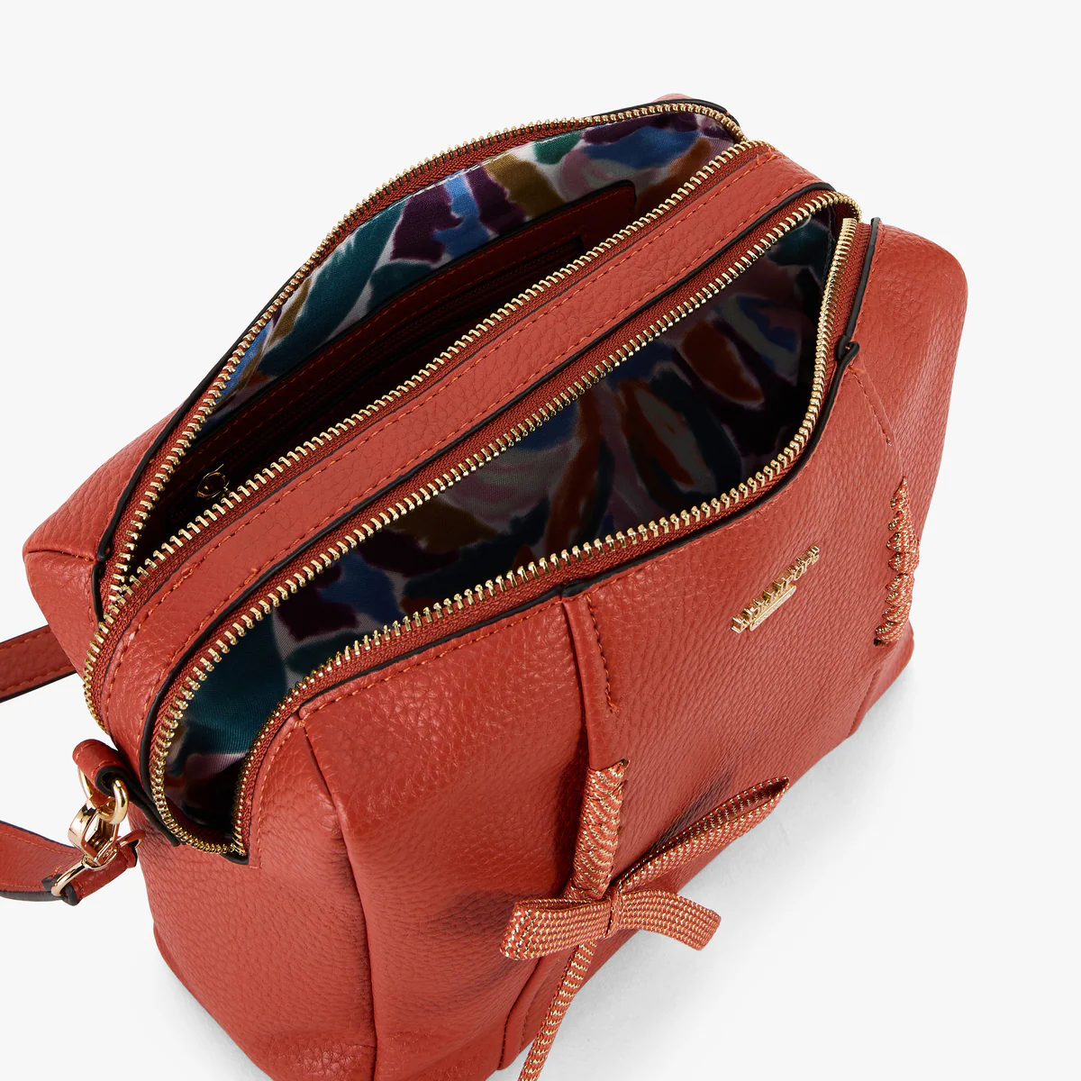 Sac porté épaule brique Pegguy - Image 4
