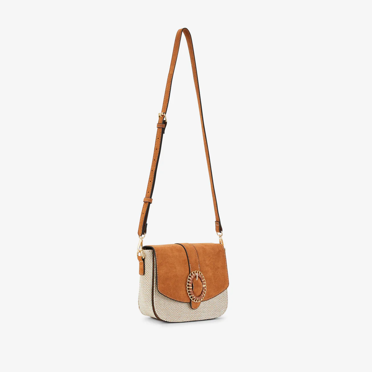 Sac porté épaule camel Paisley - Image 4