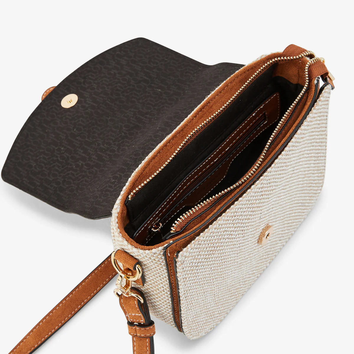 Sac porté épaule camel Paisley - Image 5