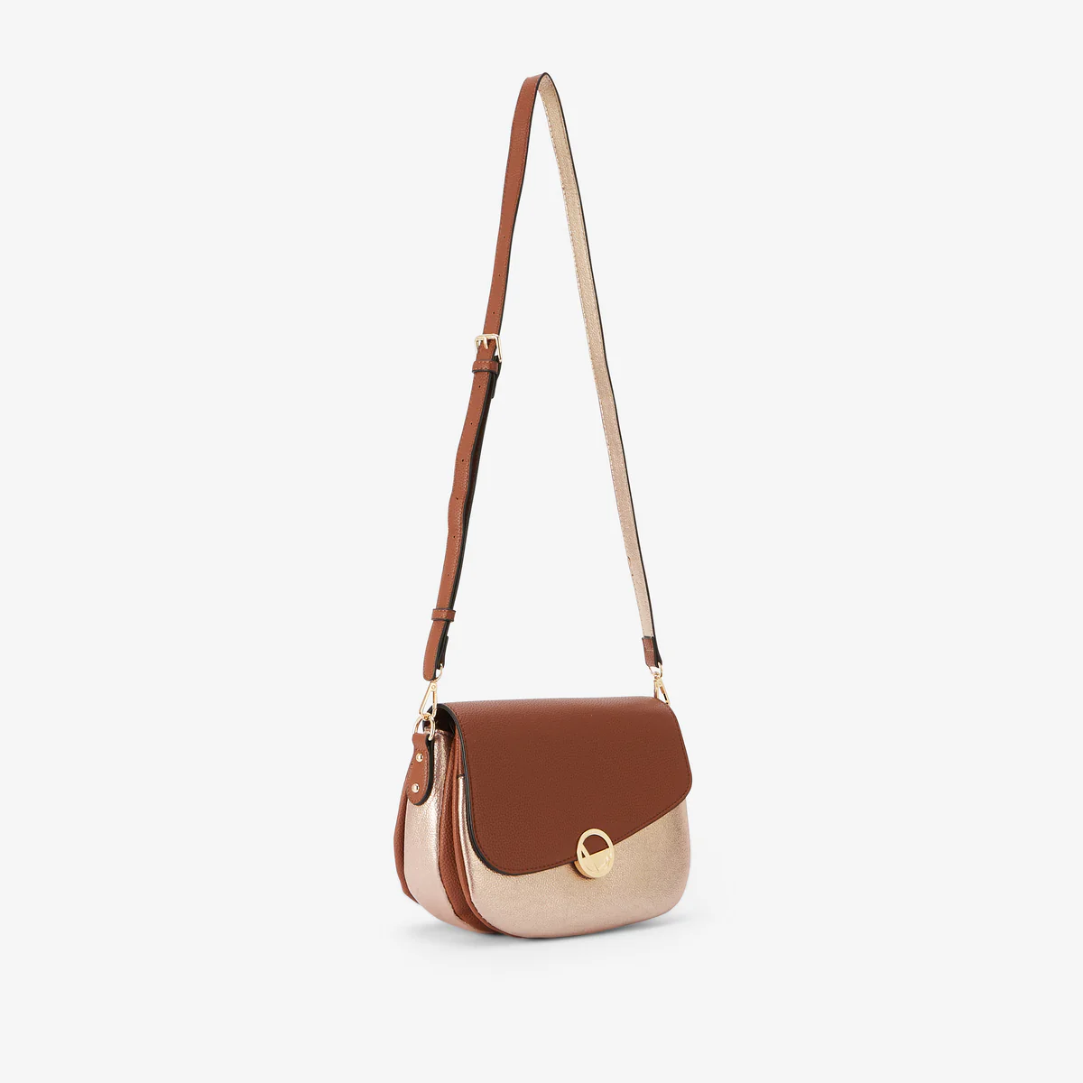 Sac porté épaule camel Romana - Image 3