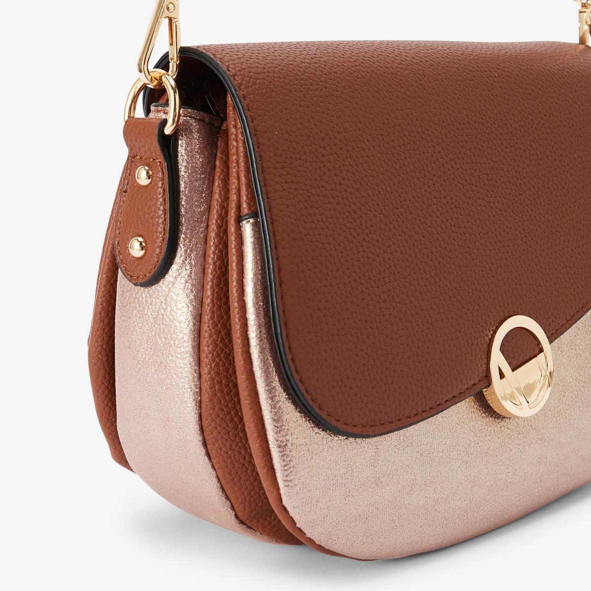 Sac porté épaule camel Romana - Image 5