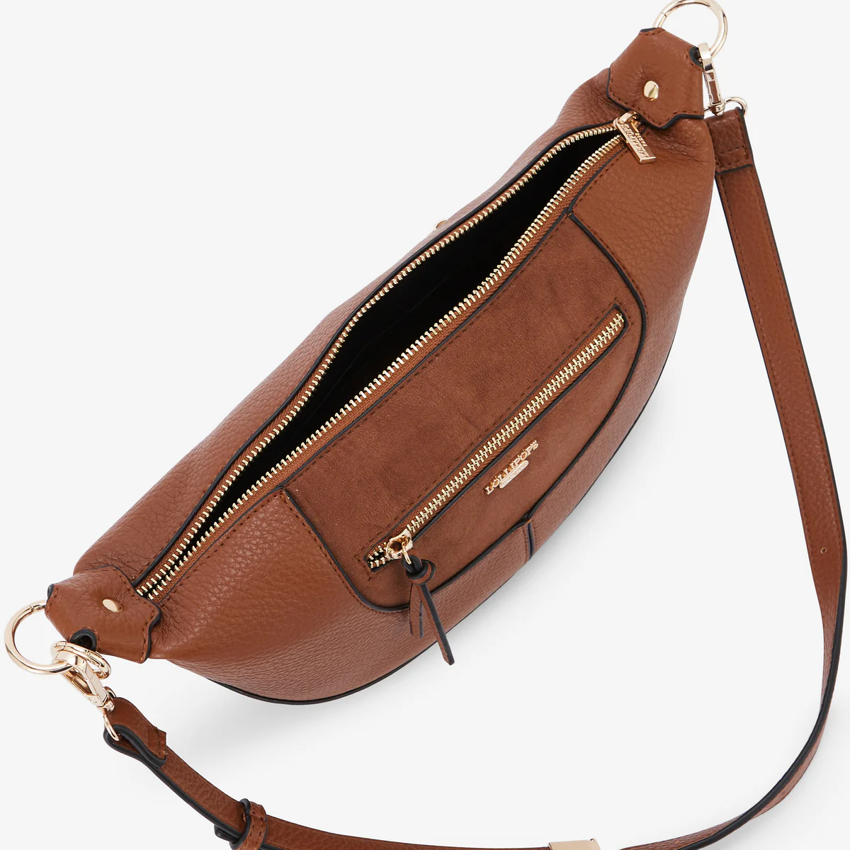 Sac porté épaule cognac Raven - Image 4