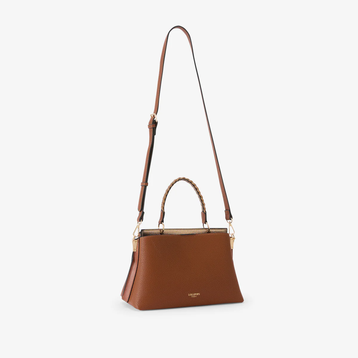 Sac porté épaule cognac Rocapina - Image 3