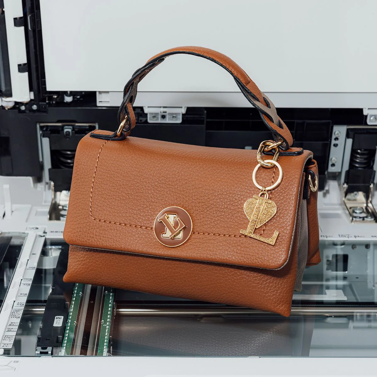 Sac porté épaule Cognac Rosabelle - Image 2