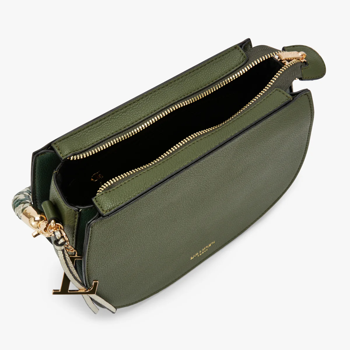 Sac porté épaule kaki Oudry - Image 4