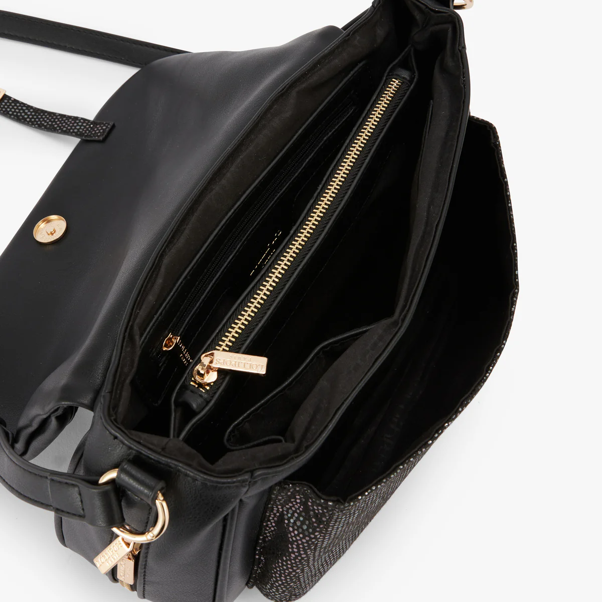 Sac porté épaule M noir Osches - Image 4