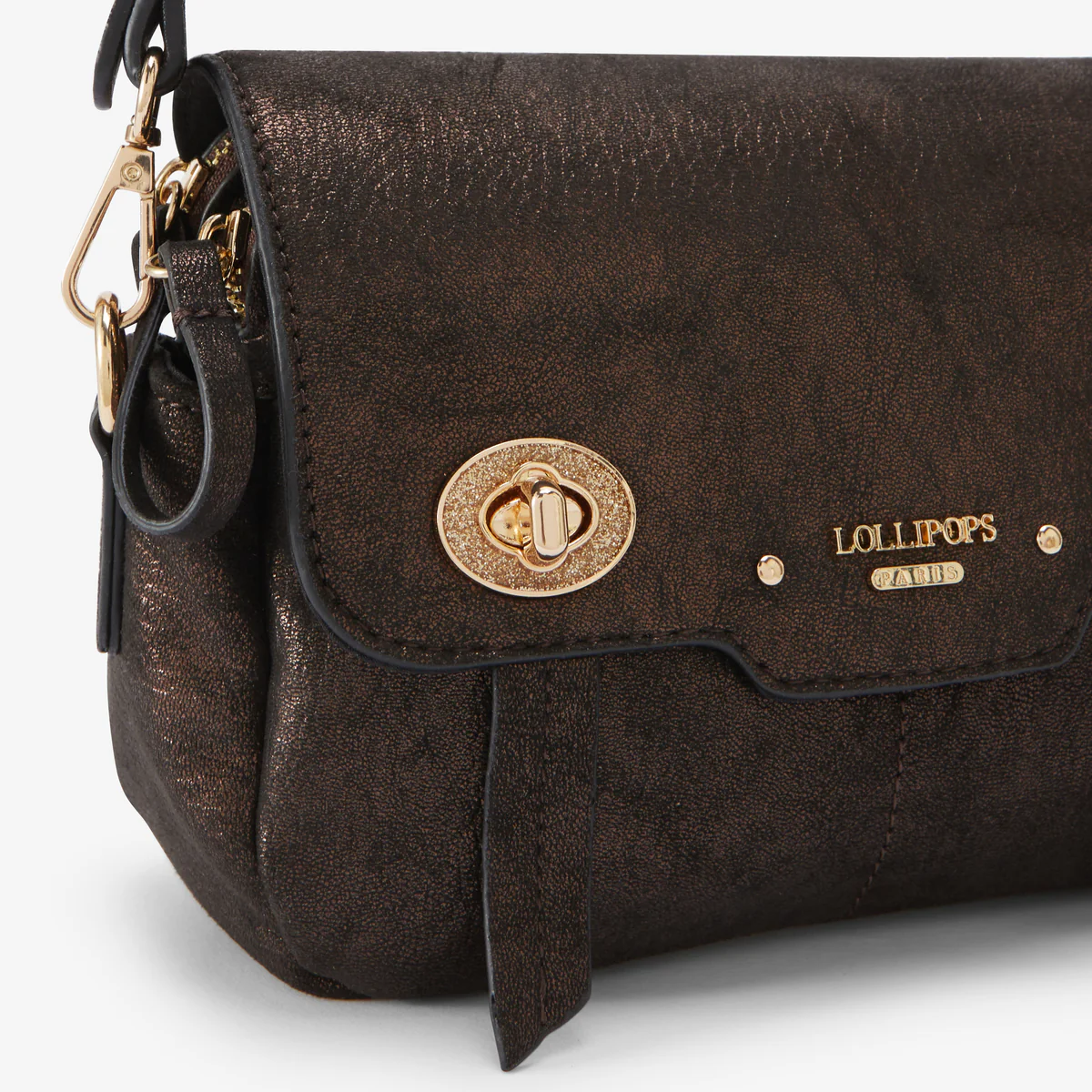 Sac porté épaule marron Roselyne - Image 6