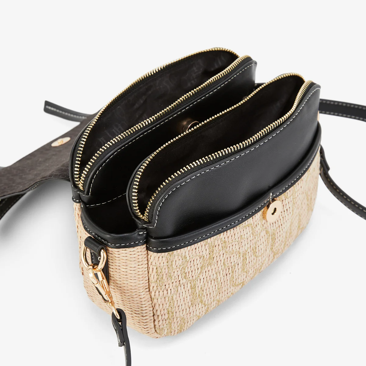 Sac porté épaule noir Primavera - Image 5