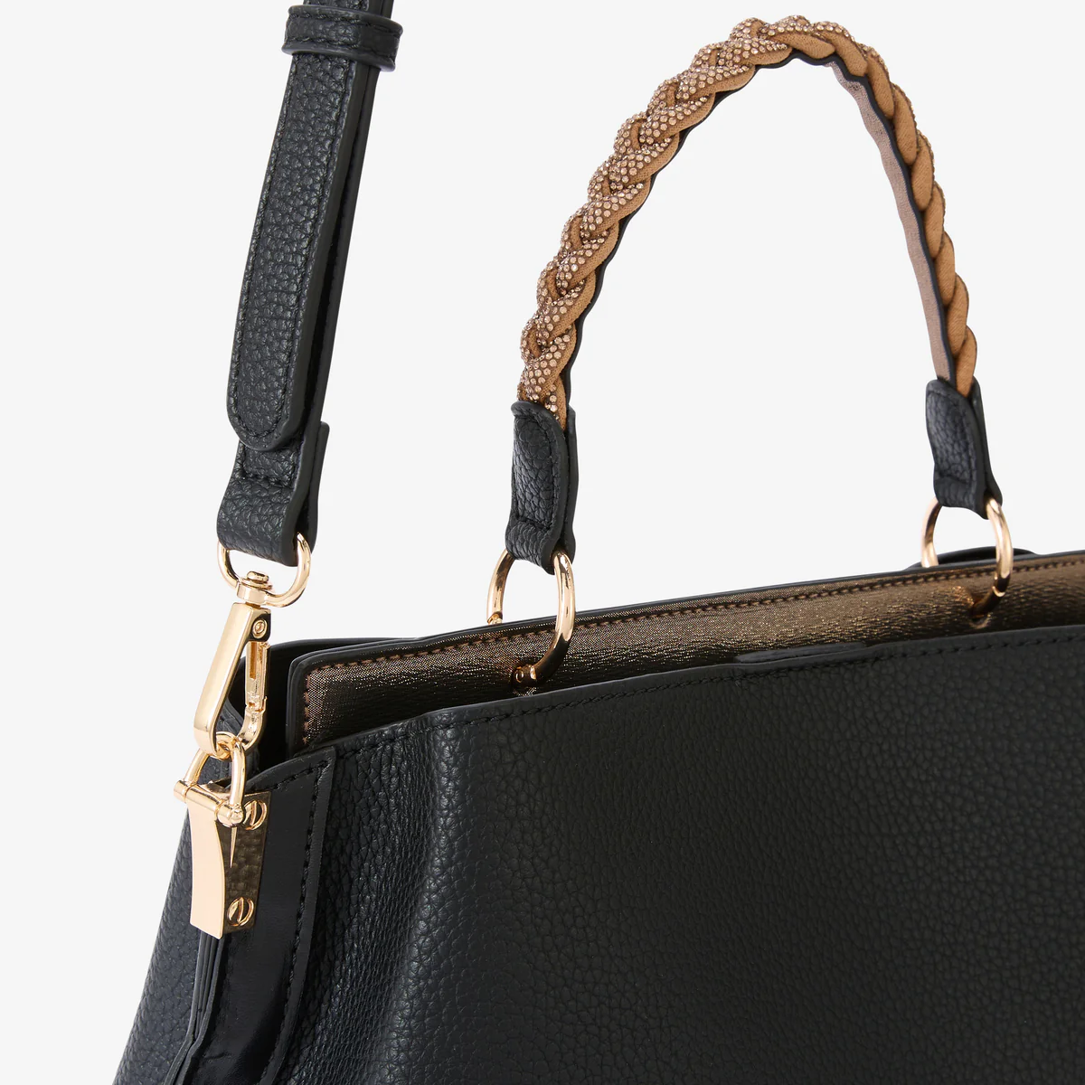 Sac porté épaule noir Rocapina - Image 5