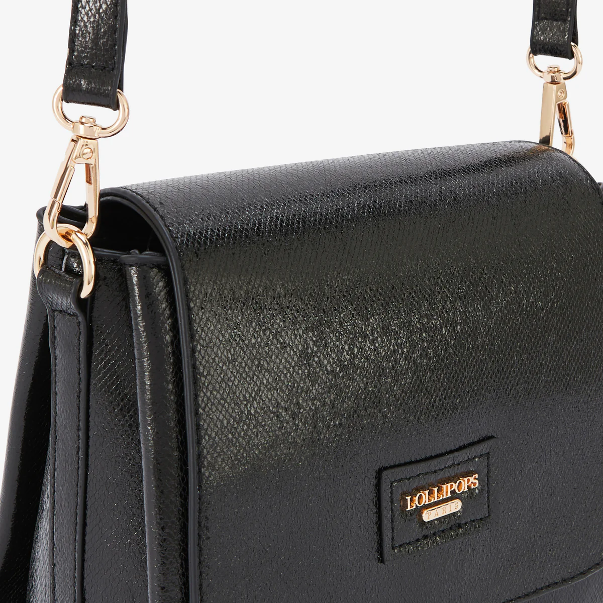 Sac porté épaule noir Romane - Image 5