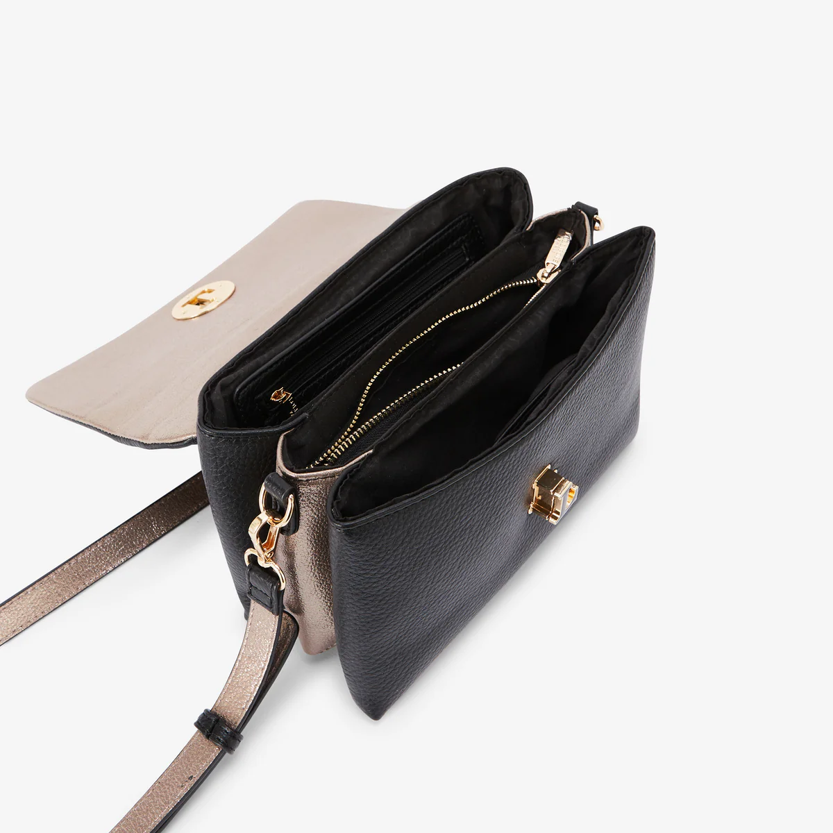 Sac porté épaule noir Rosabelle - Image 4