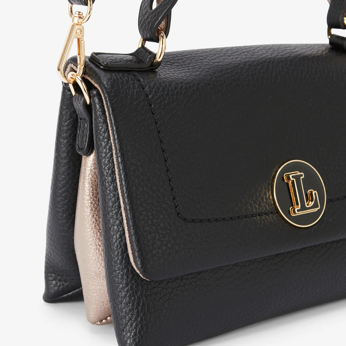 Sac porté épaule noir Rosabelle - Image 5