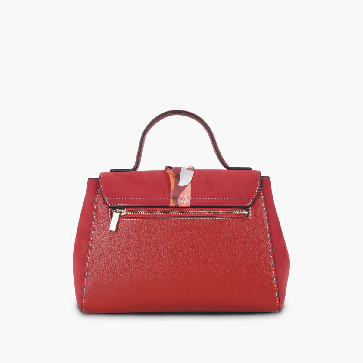 Sac porté épaule rouge Shirley - Image 2