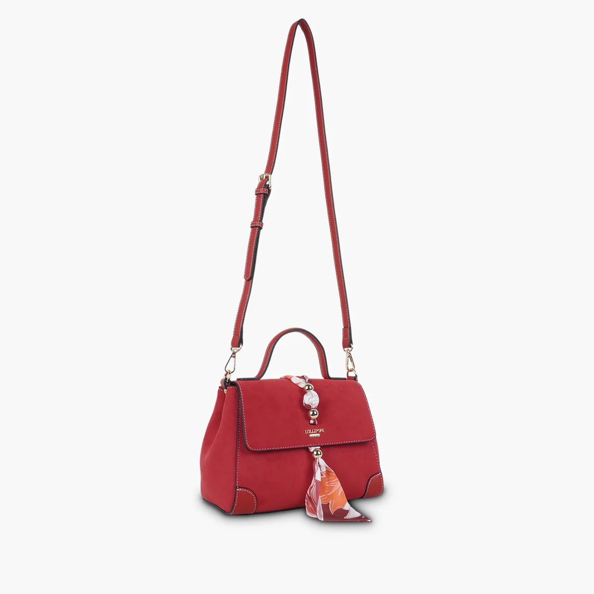 Sac porté épaule rouge Shirley - Image 3