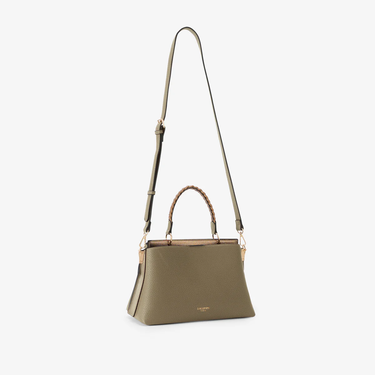 Sac porté épaule taupe Rocapina - Image 4