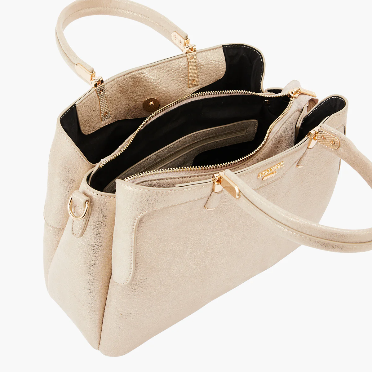 Sac shopper beige Paz - Image 4
