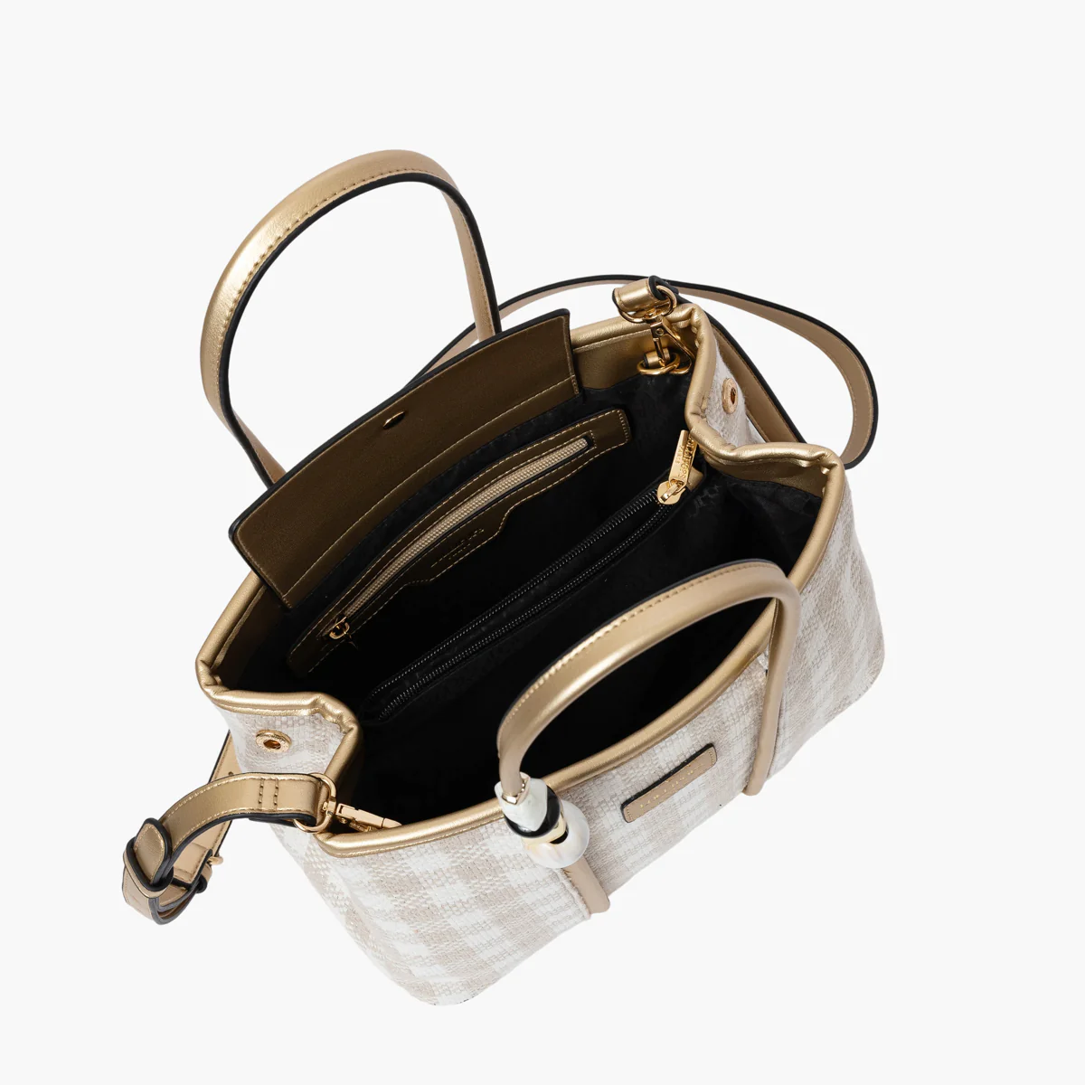 Sac shopper beige Samantha - Image 4