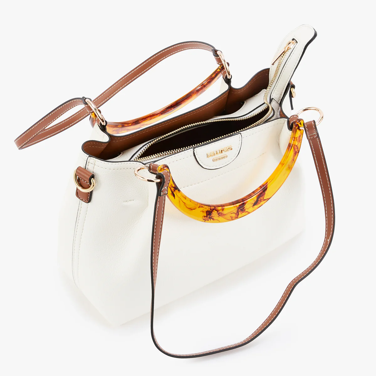 Sac shopper blanc Nesso - Image 5