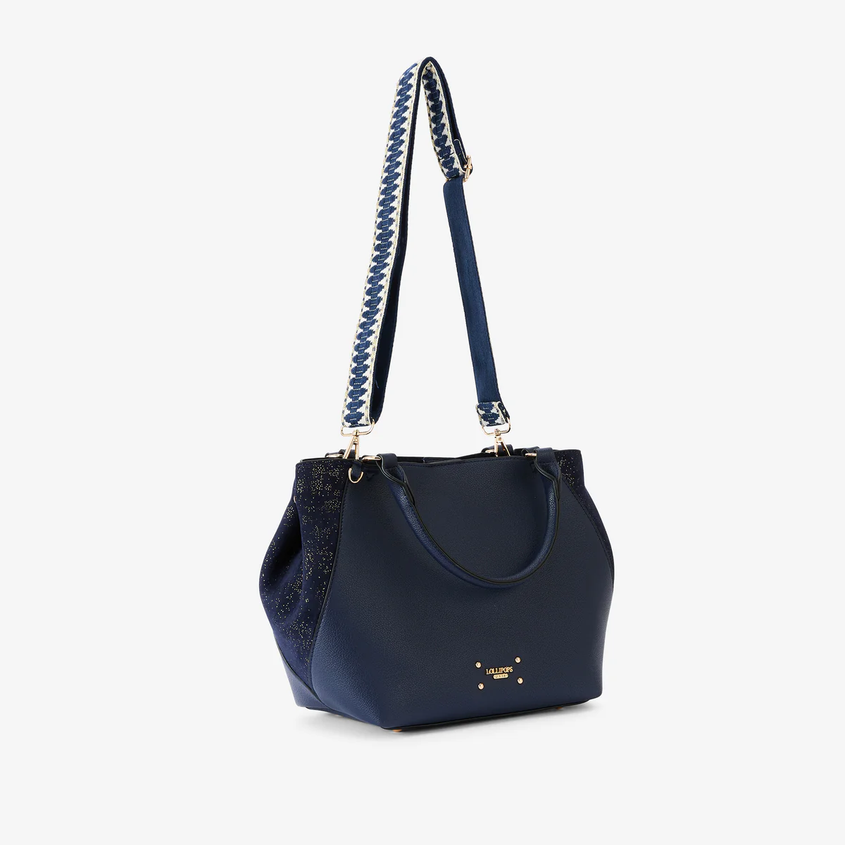 Sac shopper bleu marine Roseanna - Image 3