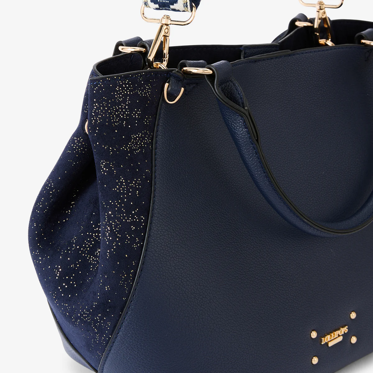 Sac shopper bleu marine Roseanna - Image 5