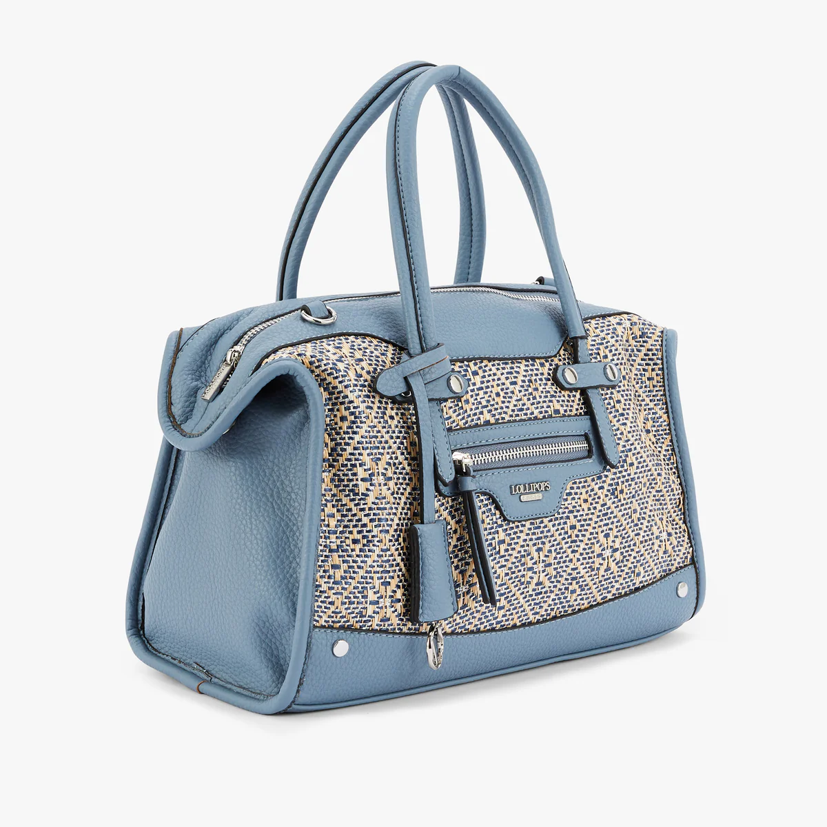 Sac shopper bleu Nicoreta - Image 3