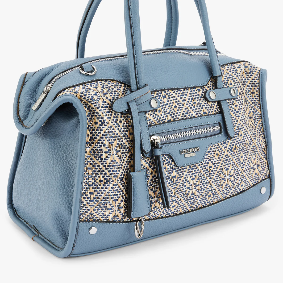 Sac shopper bleu Nicoreta - Image 5