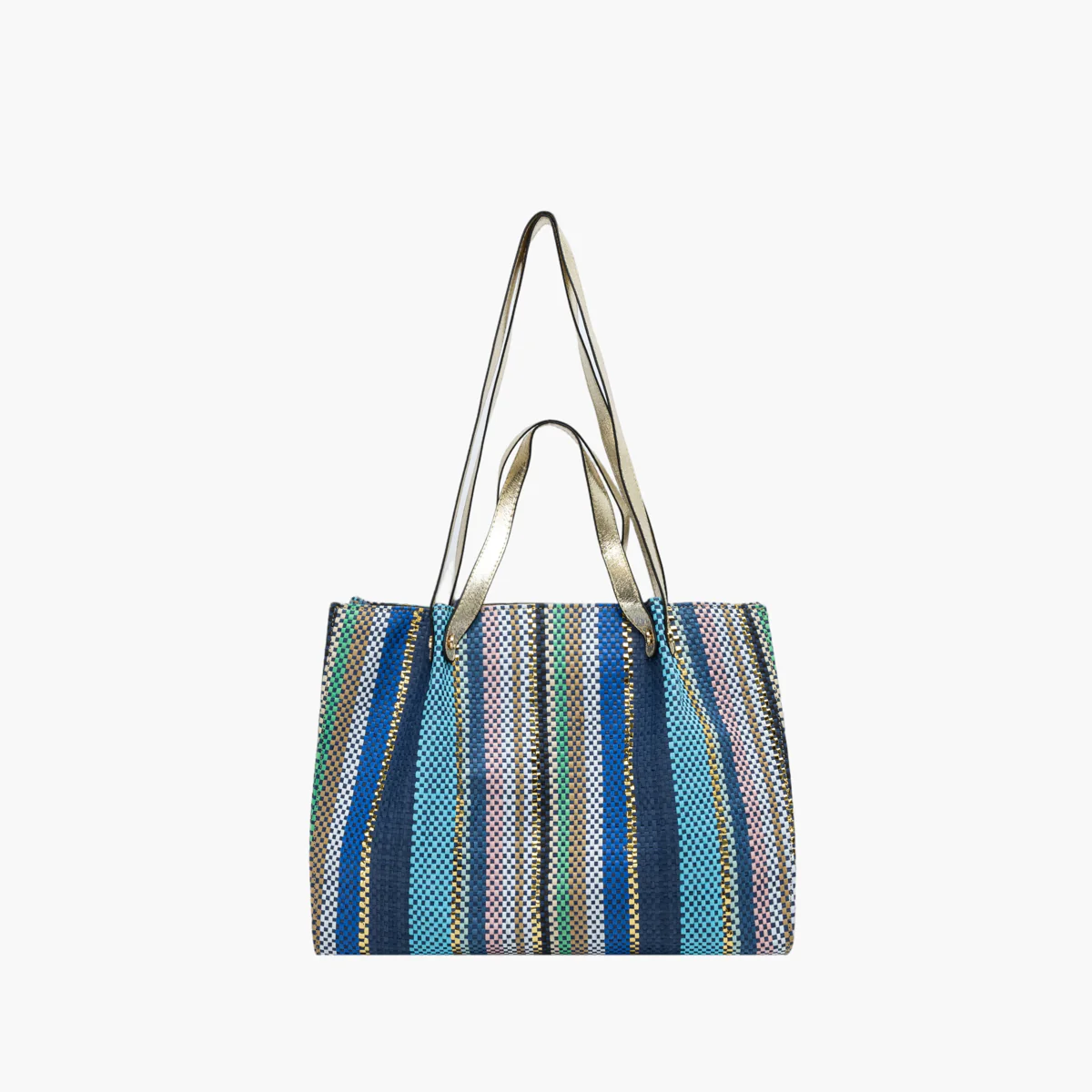 Sac shopper bleu Sunny - Image 3