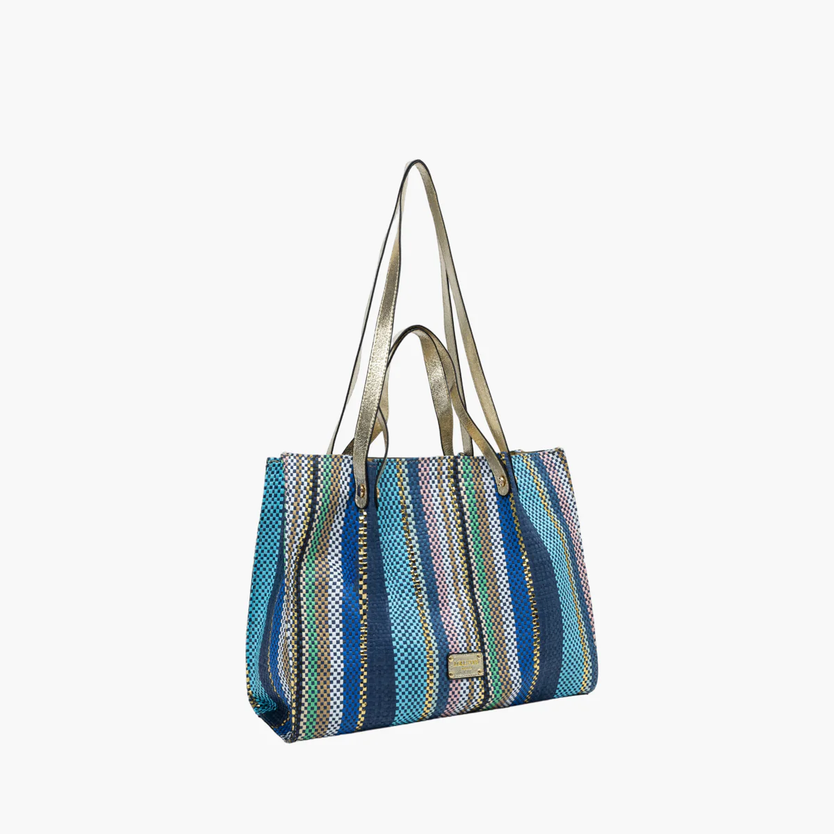 Sac shopper bleu Sunny - Image 4