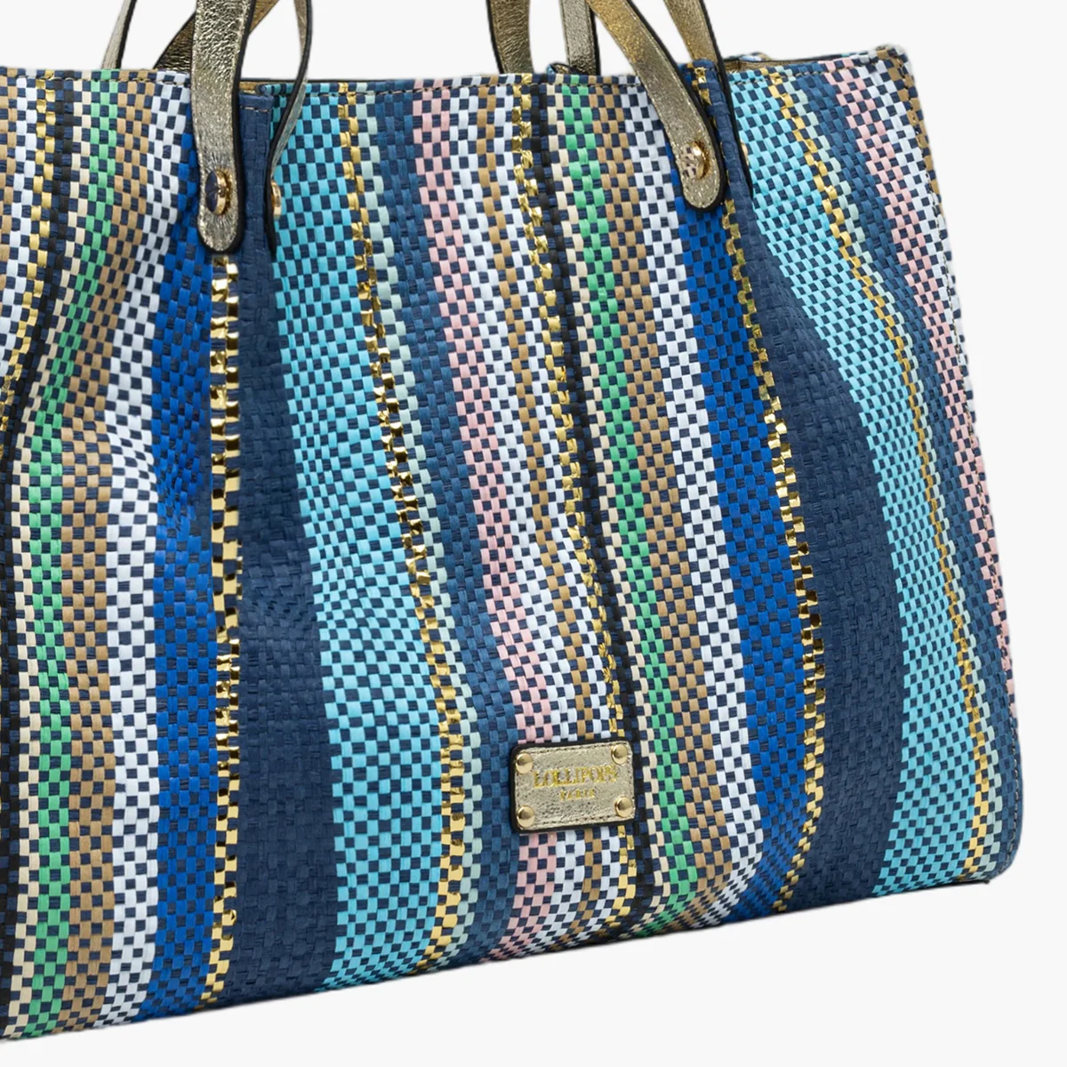 Sac shopper bleu Sunny - Image 6